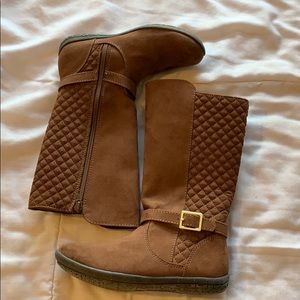 Brown girls boots